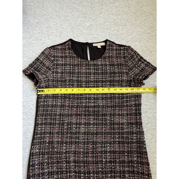 Women's Banana Republic Size XS Tweed Front Shirt Short Sleeve - Picture 4 of 9
